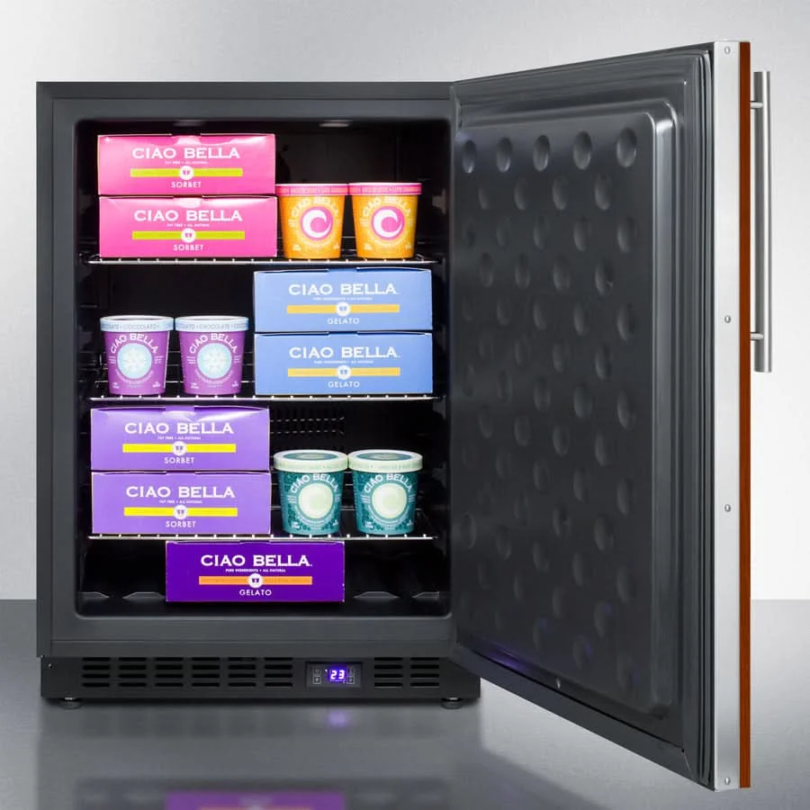 Summit - 24 Wide Outdoor All-Freezer (Panel Not Included) - SPFF51OSIF - image 4
