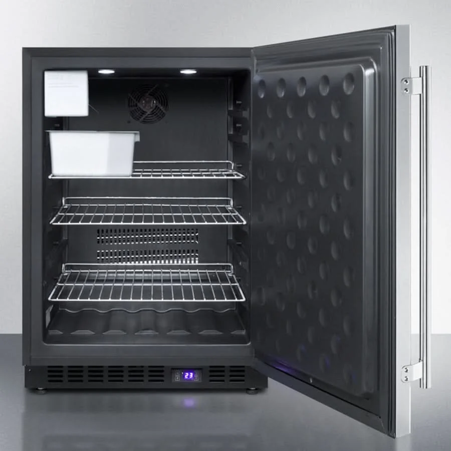 Summit - 24 Wide Outdoor All-Freezer With Icemaker - SPFF51OSIM - image 3