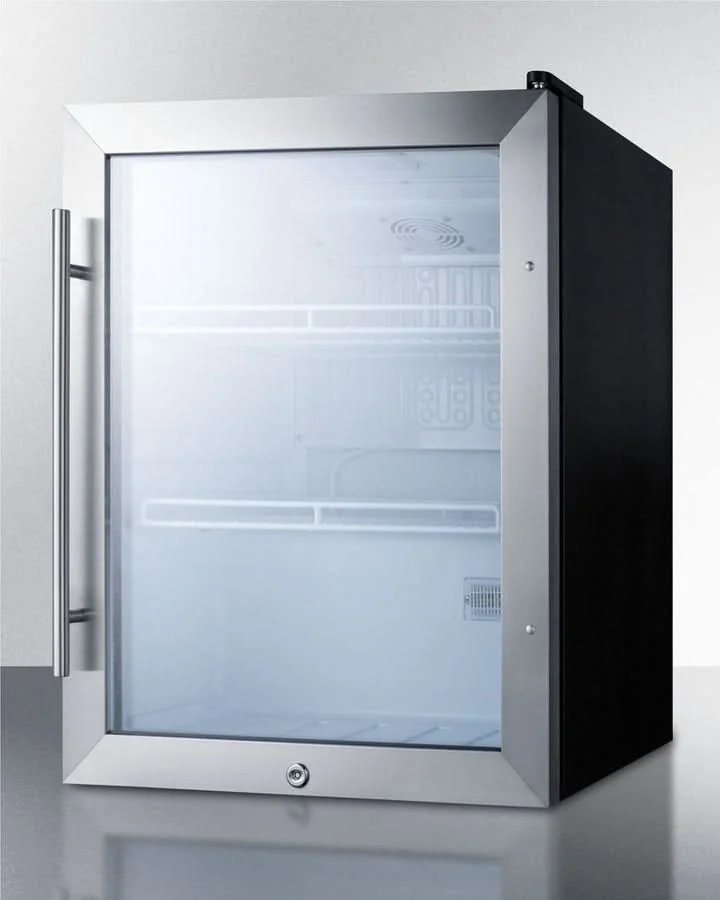 Summit Commercial Compact Beverage Center Stainless Steel Finish Left Handle Door - SCR314LCSSLHD - image 3