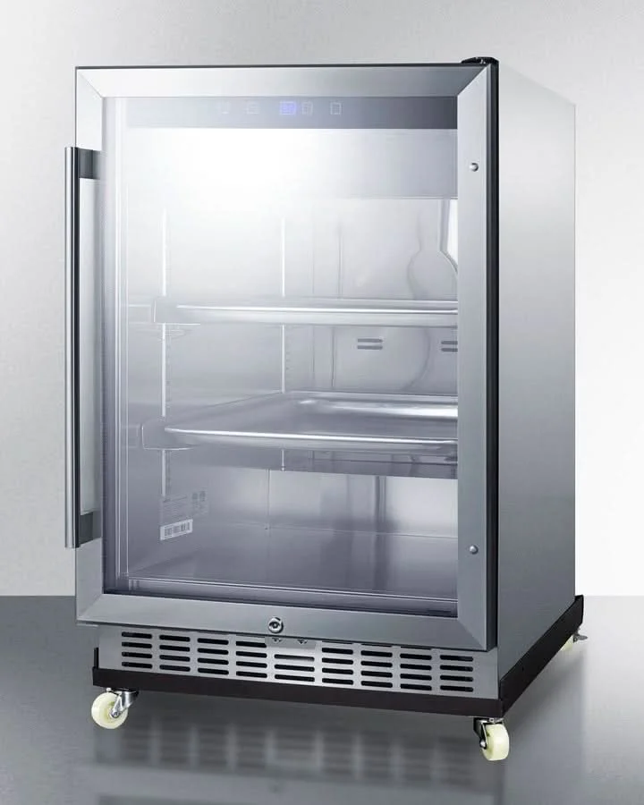 Summit 24-Inch Outdoor Beverage Center with Glass Door and Right Hinge - SCR611GLOSRI - image 2