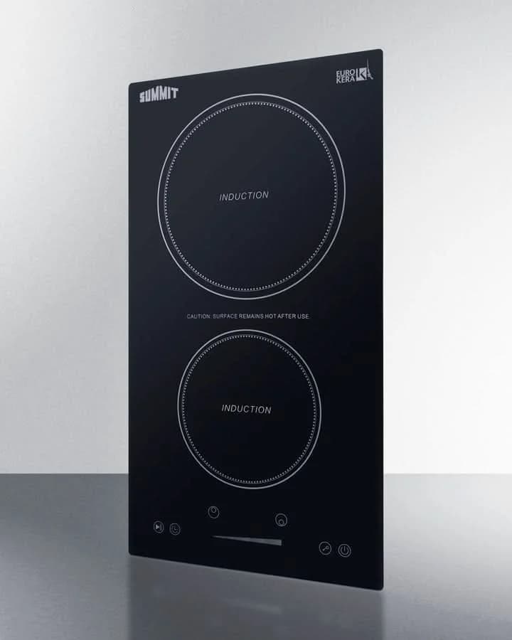 Summit - 12 Wide 115V 2-Zone Induction Cooktop, Cord Included - SINC2B115 - image 3