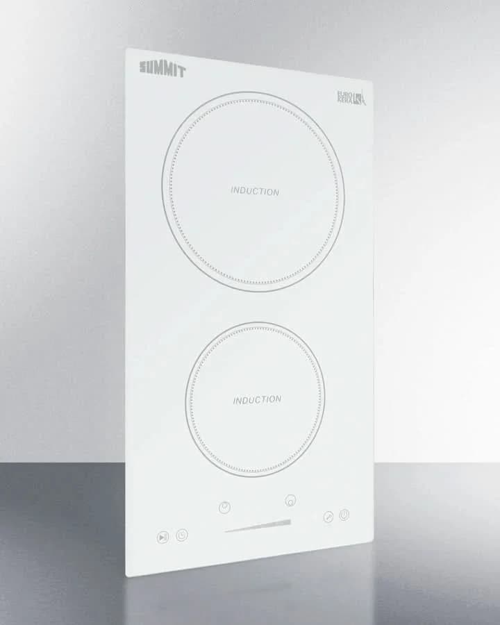 Summit - 12 Wide 208-240V 2-Zone Induction Cooktop - SINC2B231W - image 6
