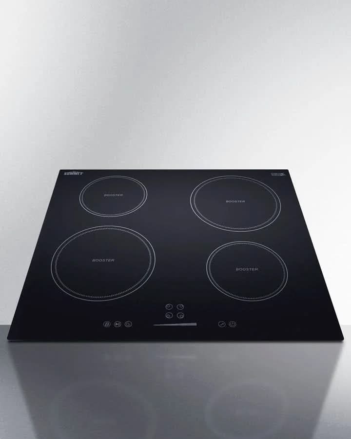 Summit - 24 Wide 208-240V 4-Zone Induction Cooktop - SINC4B241B - image 9