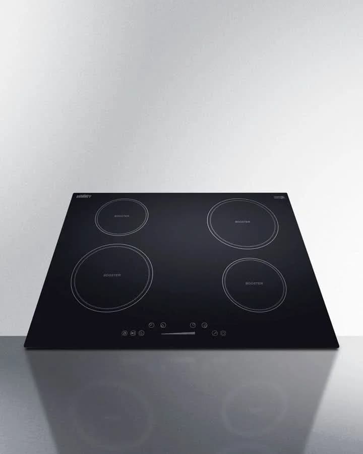 Summit - 30 Wide 208-240V 4-Zone Induction Cooktop - SINC4B301B - image 2
