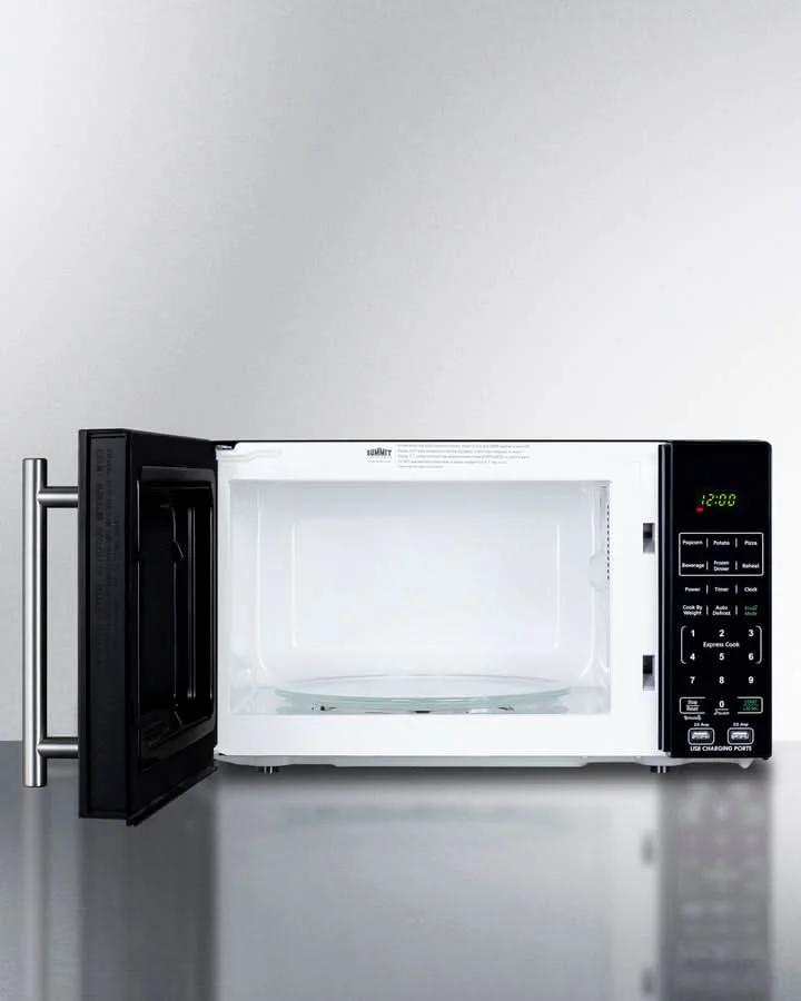 Summit - Compact Microwave with USB Ports and Allocator - SM903BSA1 - image 2