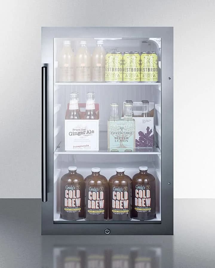 Summit 19-Inch Outdoor Refrigerator Stainless Steel - SPR489OSCSS - image 3