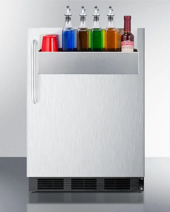 Summit 7-Cubic Foot Outdoor Refrigerator Stainless Steel - SPR7BOSSTSR - image 4