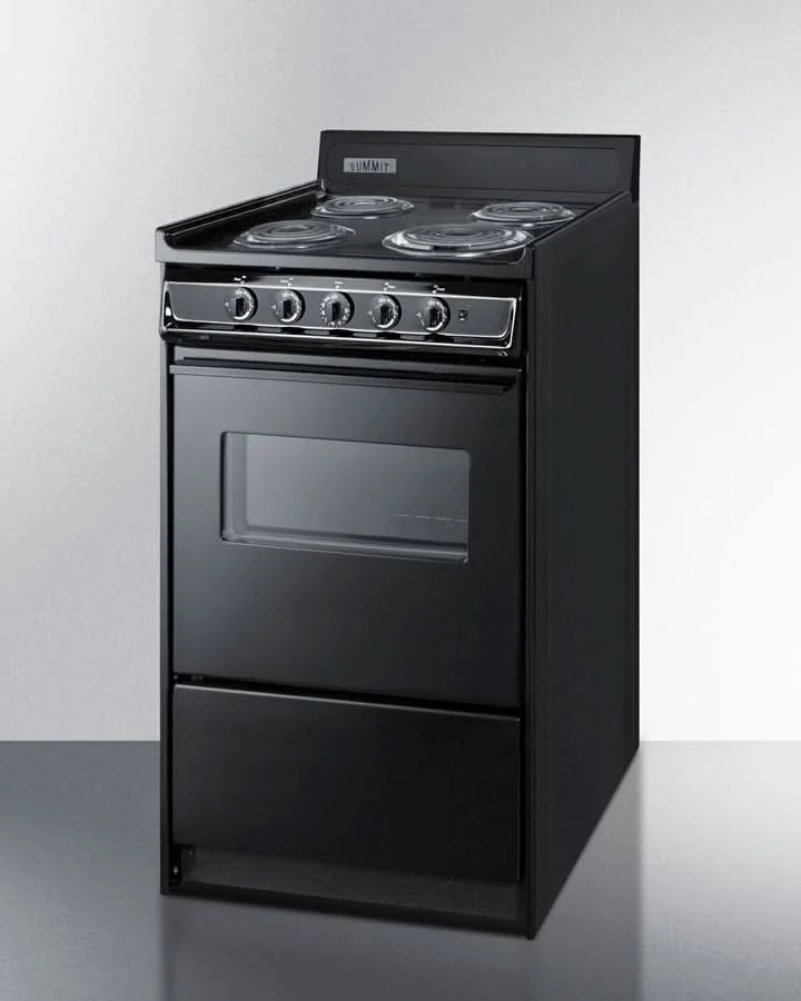 Summit - 20 Wide Electric Coil Range - TEM110CW - image 2