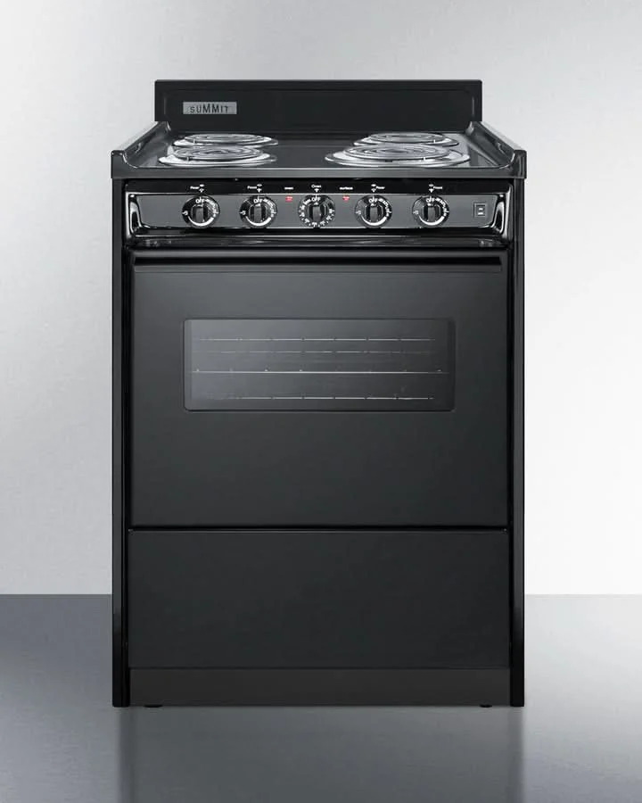 Summit - 24 Wide Electric Coil Range - TEM610CW - image 2