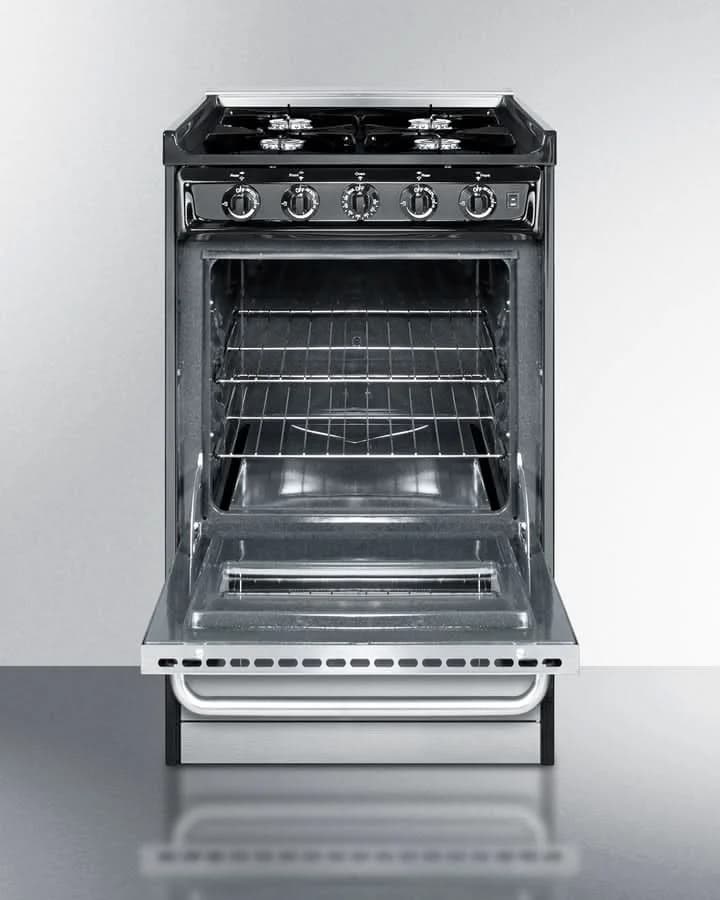 Summit - 20 Wide Gas Range, Open Burners - TNM1107BRW - image 4