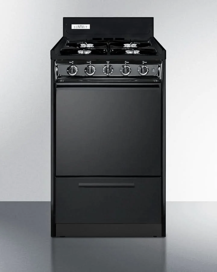 Summit - 20 Wide Gas Range, Open Burners - TNM1107C - image 3