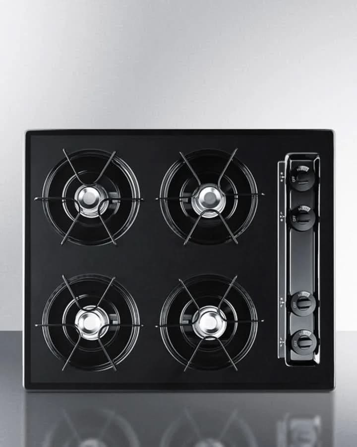 Summit - 24 Wide 4-Burner Gas Cooktop - TNL033
