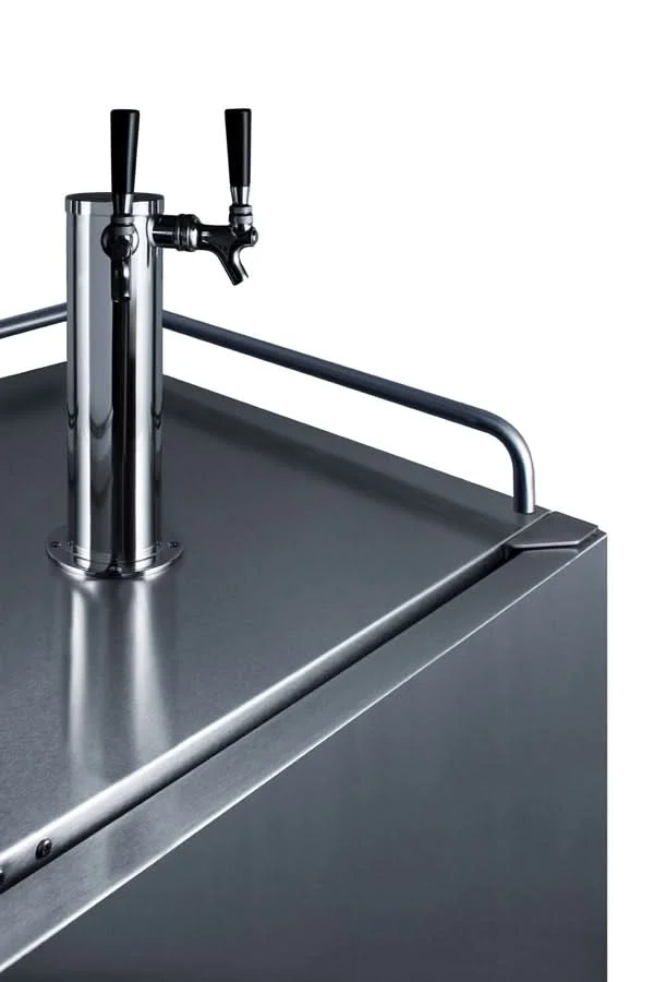 Summit - 24 Wide Built-In Wine Kegerator - SBC682WKDTWIN - image 3
