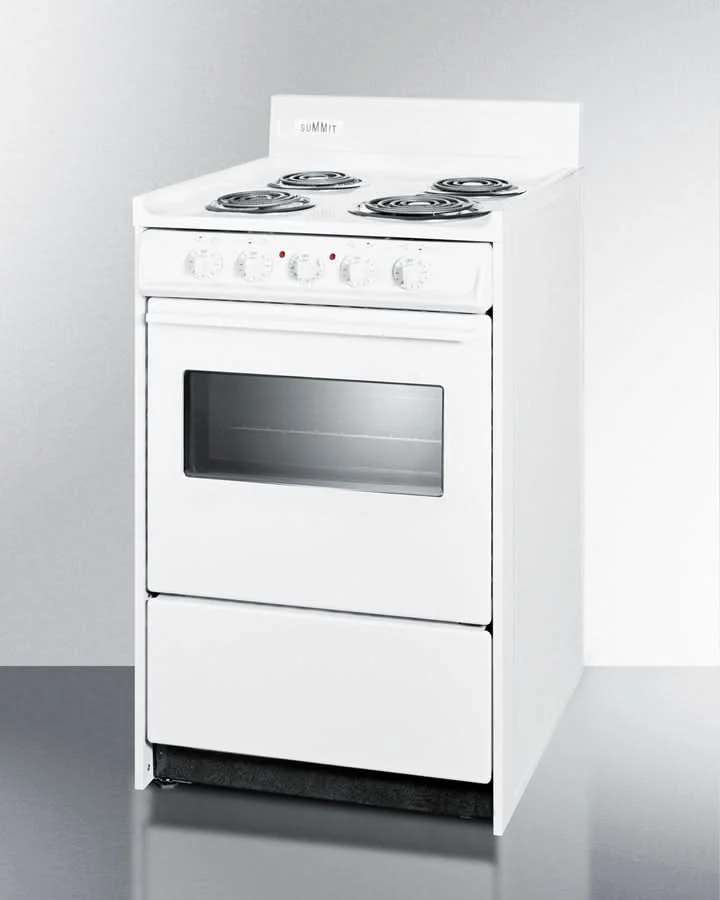 Summit - 20 Wide Electric Coil Top Range - WEM110W - image 3