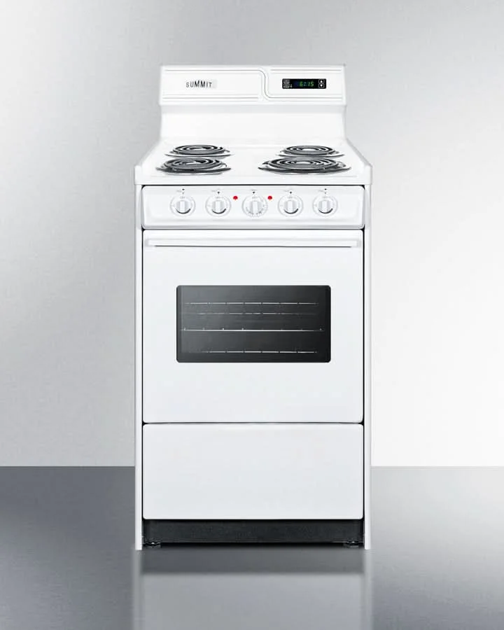 Summit - 20 Wide Electric Coil Top Range - WEM130KW