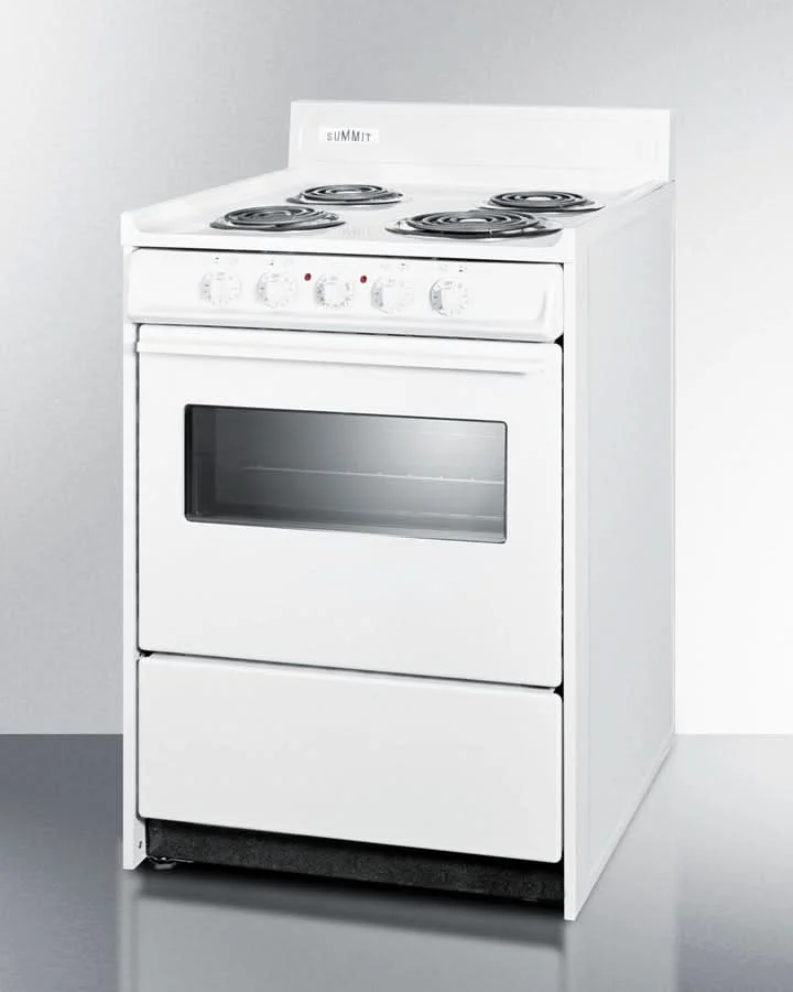 Summit - 24 Wide Electric Coil Top Range - WEM610W - image 2
