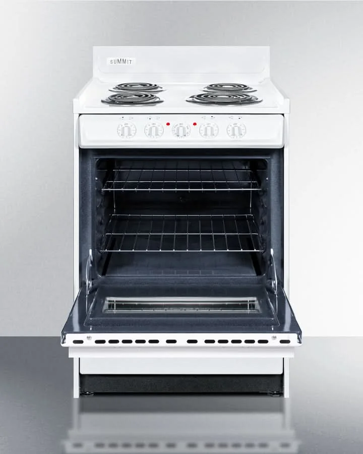 Summit - 24 Wide Electric Coil Top Range - WEM610W - image 3