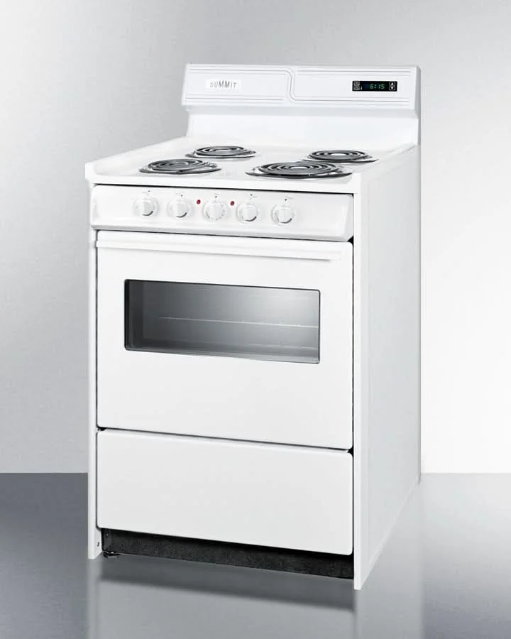 Summit - 24 Wide Electric Coil Top Range - WEM630KW - image 3