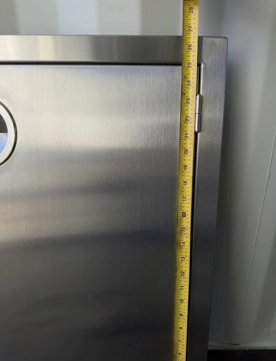 PCM 17" x 24" Stainless Steel Vertical Access Door - PCM-200-17X24V-RH-OB - image 5