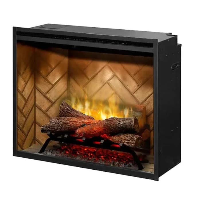 Dimplex Revillusion 30-inch Built-in Firebox with Glass Pane and Plug Kit- RBF30-FG - image 2