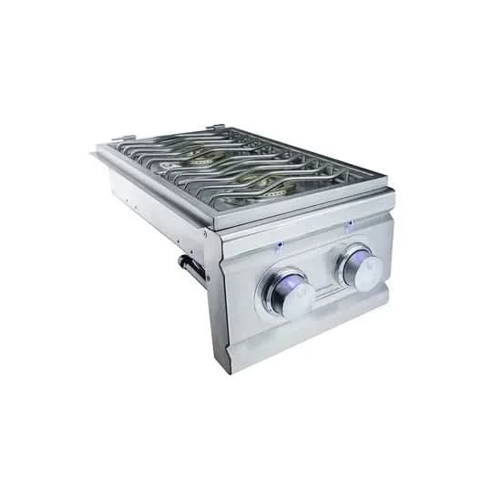 RCS Cutlass Pro Double Side Burner, Slide in Liquid Propane Gas - RDB1ELLP - image 4