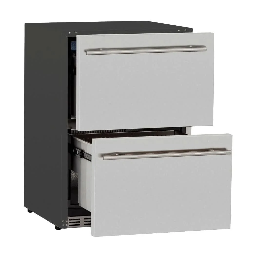 Summerset 24" 5.3C Deluxe Outdoor Rated 2-Drawer Fridge - RFR-24DR2-A - image 2