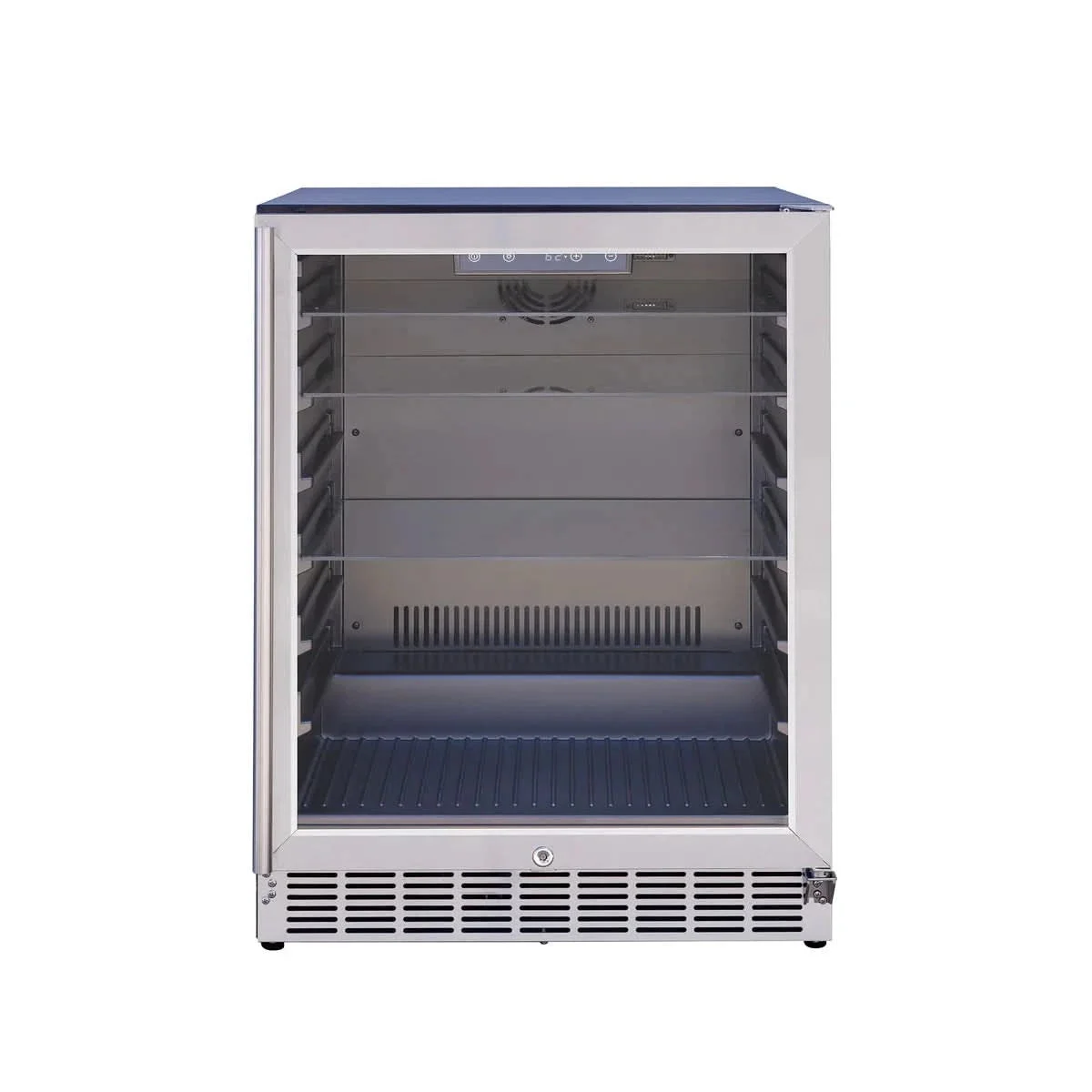 Summerset 24" 5.1C Outdoor Rated Fridge W/Glass Door And Glass Shelves - RFR-24G - image 2