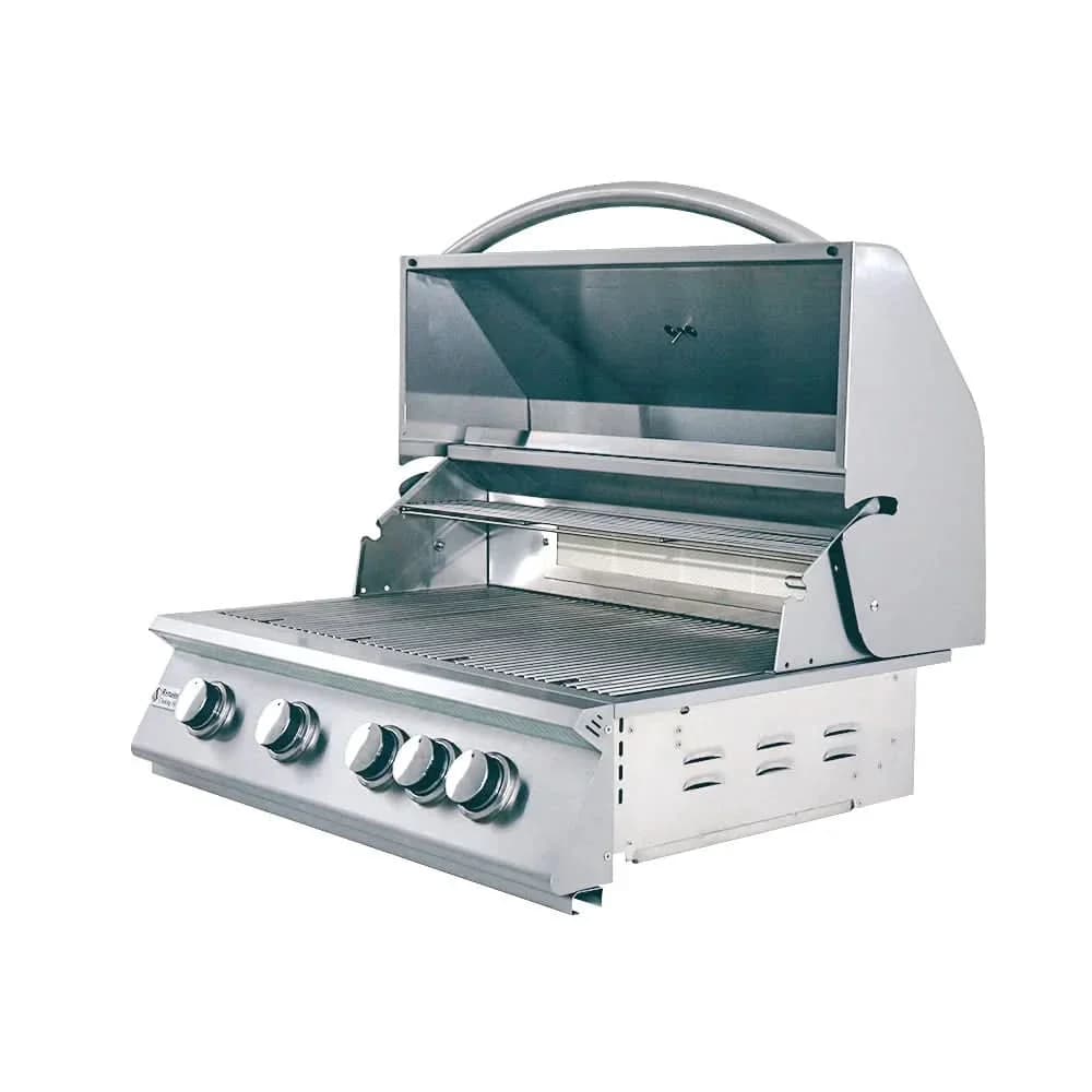 RCS Premier - 32-Inch 4-Burner Built-In Grill with Rear Infrared Burner - Natural Gas - RJC32A - image 3