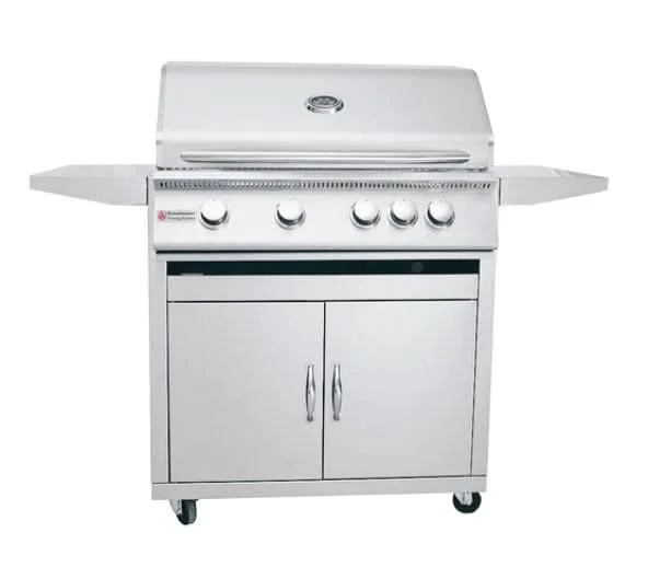 RCS Premier - 32-Inch 4-Burner Freestanding Grill with Rear Burner - Natural Gas - RJC32ACK