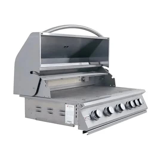 RCS Premier - 40-Inch 5-Burner Built-In Grill with Rear Infrared Burner - Natural Gas - RJC40A - image 4