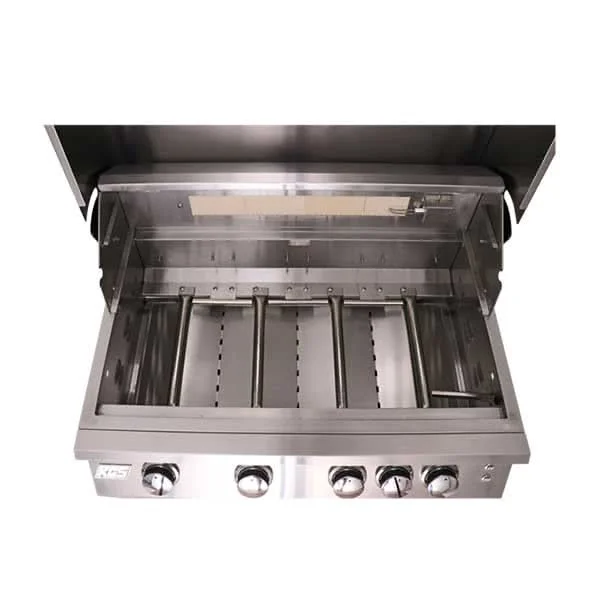 RCS Premier - 40-Inch 5-Burner Built-In Grill with Blue LED Lights and Rear Burners - Liquid Propane Gas - RJC40ALLP - image 2