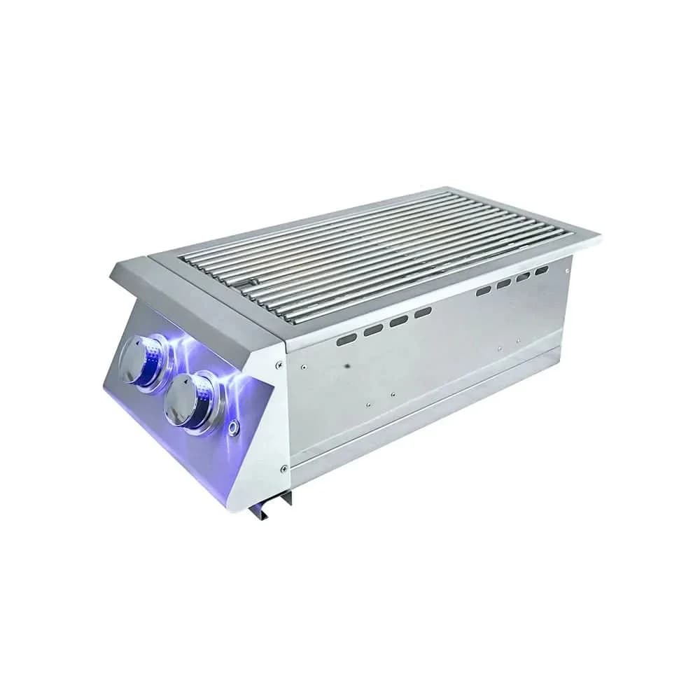 RCS Premier Double Side Burner, Slide in Natural Gas - RJCSSBL - image 6
