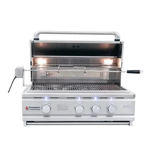 RCS 30" Cutlass Pro Grill W/ Briquette Trays - RON30B - image 2