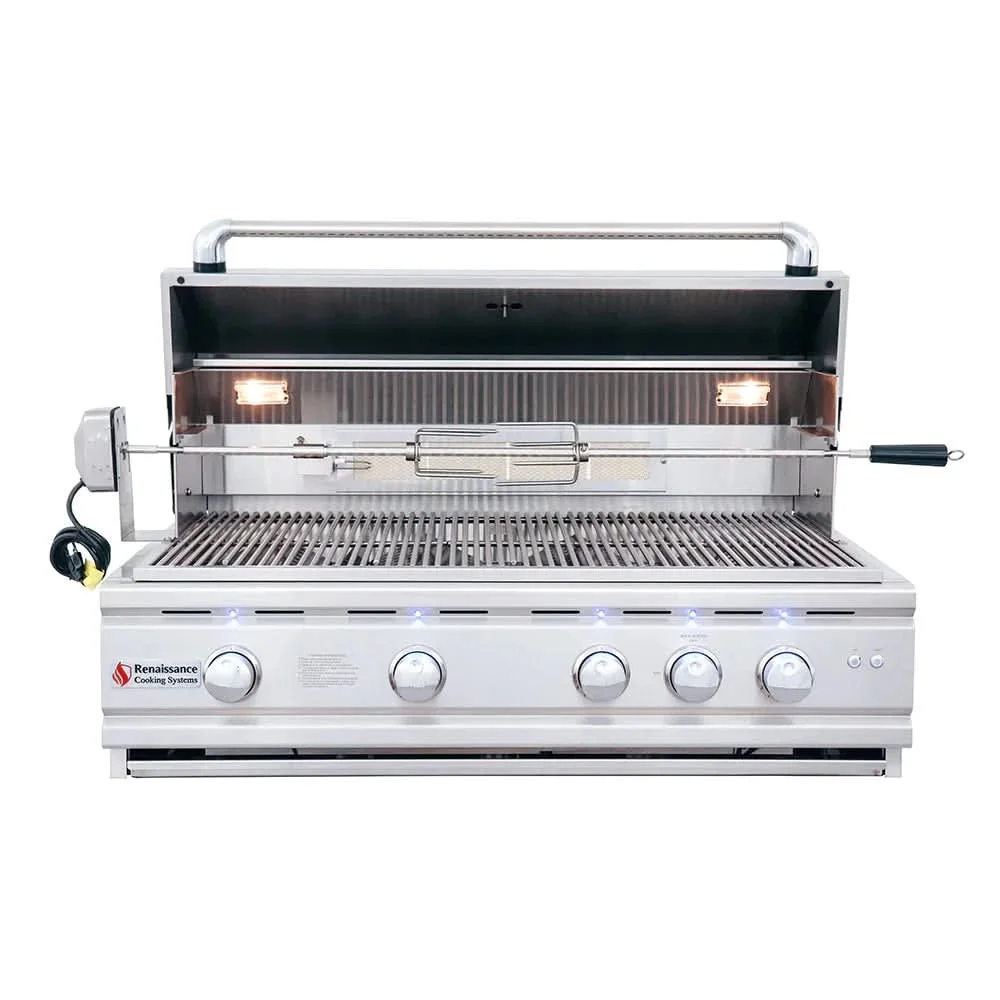 RCS 38" Cutlass Pro Built-In Grill NG- RON38B - image 3