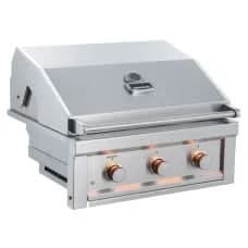 Sunstone Ruby - 30-Inch 3-Burner Built-In Grill with Pro Sear - Liquid Propane Gas - RUBY3B-LP
