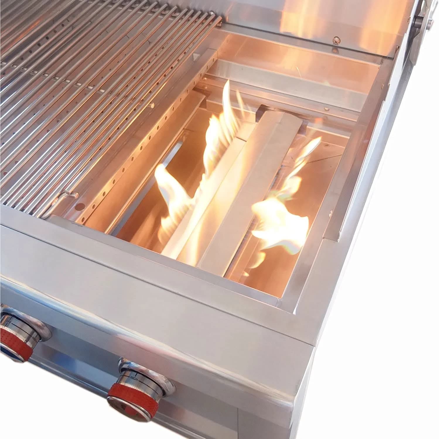 Sunstone Ruby - 36-Inch 4-Burner Built-In Grill with Pro Sear - Natural Gas - RUBY4B-NG - image 6
