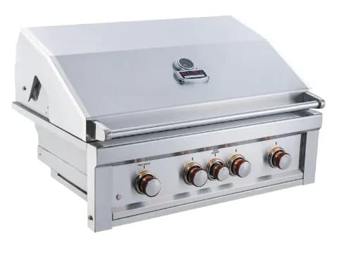 Sunstone Ruby - 36-Inch 4-Burner Built-In Grill - Liquid Propane Gas - RUBY4BIR-LP