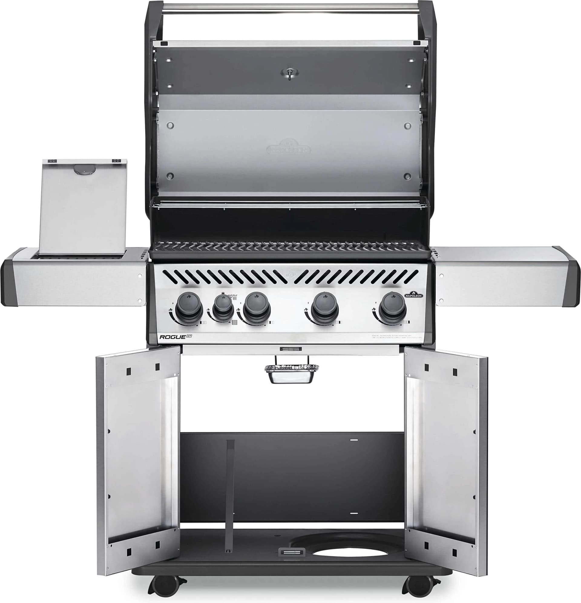 Napoleon Rogue XT 525 SIB - 4-Burner Freestanding Grill with Infrared Side Burner- Liquid Propane Gas - RXT525SIBPSS-1 - image 2