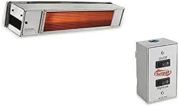 Sunpak Stainless Steel Two Stage 25,000 And 34,000 BTU Heater Includes S/S Mounting Kit, 24 Volt Transformer And Duplex Switch - S34 S TSH - image 2