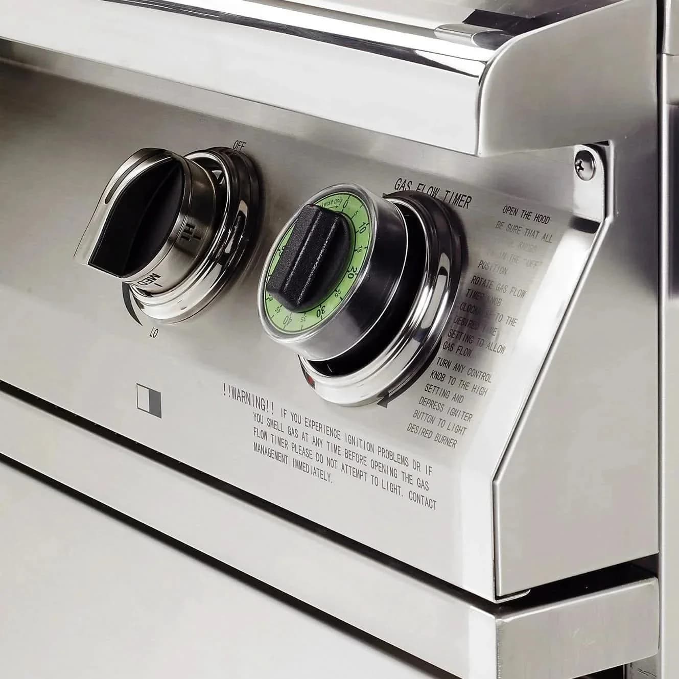 PGS T-Series Commercial - 39-Inch 3-Burner Built-In Grill with Timer - Liquid Propane Gas - S36TLP - image 5