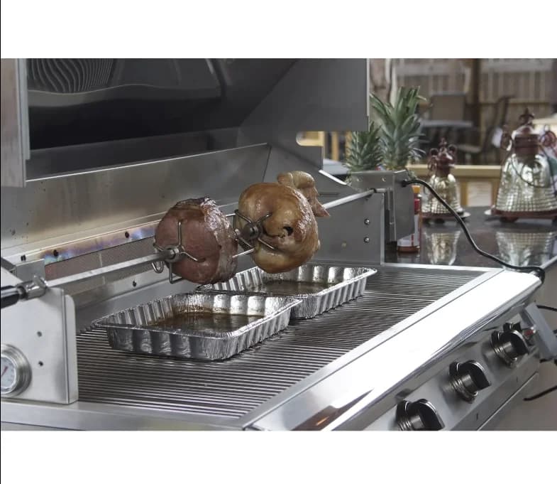PGS Legacy Big Sur - 51-Inch 4-Burner Freestanding Grill with Rotisserie - Natural Gas - S48RNG + S48CART - image 3