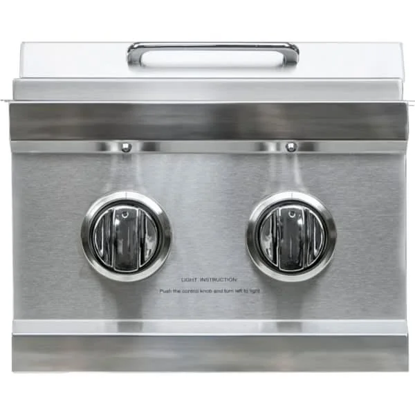 Sole Gourmet 36,000 Total BTUs Built In Double Side Burner - SB21L - image 4