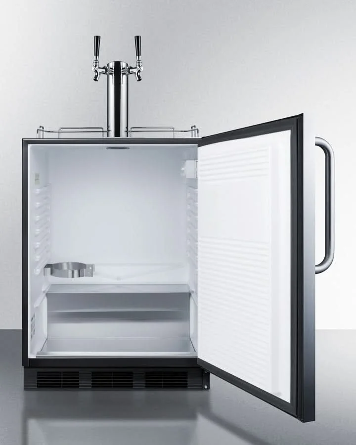 Summit 24 Wide Outdoor Wine Kegerator, ADA Compliant - SBC54OSBIADAWKDTWIN - image 9