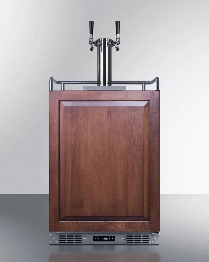 Summit 24 Wide Built-In Cold Brew Coffee Kegerator (Panel Not Included) - SBC682PNRCFTWIN - image 3