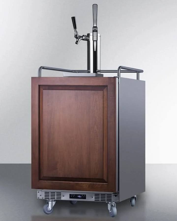 Summit 24 Wide Built-In Cold Brew/Nitro Coffee Kegerator (Panel Not Included) - SBC682PNRCMTWIN - image 4