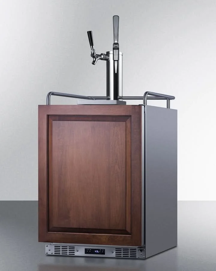Summit 24 Wide Built-In Cold Brew/Nitro Coffee Kegerator (Panel Not Included) - SBC682PNRCMTWIN - image 3