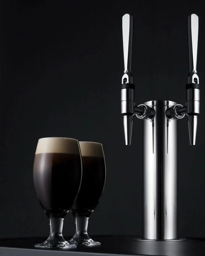 Summit 24 Wide Built-In Nitro Coffee Kegerator (Panel Not Included) - SBC682PNRNCFTWIN