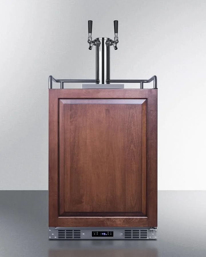Summit 24 Wide Built-In Kegerator (Panel Not Included) - SBC682PNRTWIN - image 3