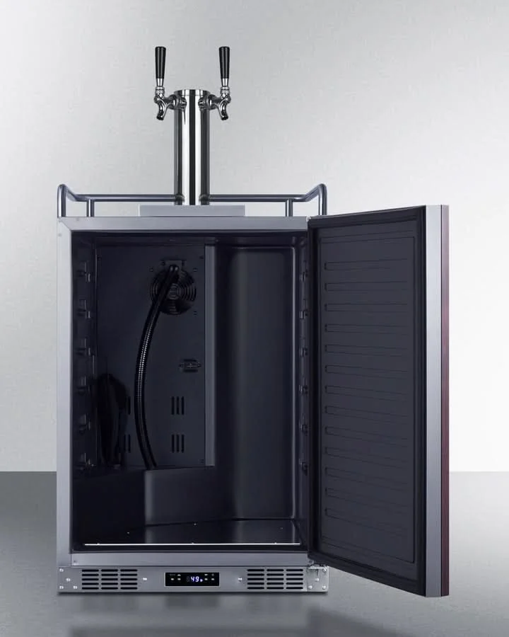 Summit 24 Wide Built-In Wine Kegerator (Panel Not Included) - SBC682PNRWKDTWIN - image 7
