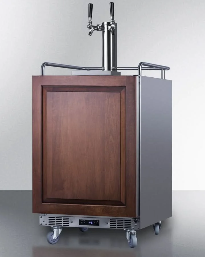 Summit 24 Wide Built-In Wine Kegerator (Panel Not Included) - SBC682PNRWKDTWIN - image 2